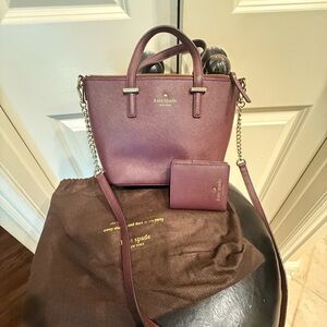 Kate Spade Mulberry Satchel and Wallet